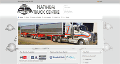 Desktop Screenshot of platinumtruckcentre.co.za